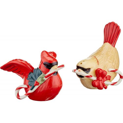 레녹스 Lenox 880133 Winter Greetings Bird Salt And Pepper Set