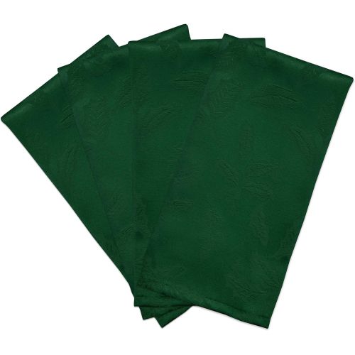 레녹스 Lenox Holly Damask Napkin 4 Pack, Green