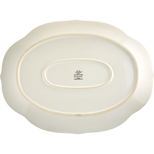 레녹스 Lenox French Perle Oval Platter, White