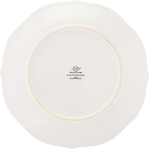 레녹스 Lenox White French Perle Bead 4Pc Place Setting, 6.45 LB