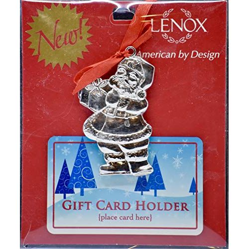 레녹스 Lenox Holiday Holders Metal Santa Ornament