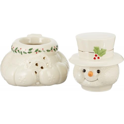 레녹스 Lenox Happy Holly Days Snowman Cookie Jar