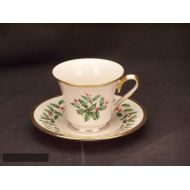 Lenox Holiday Cups & Saucers