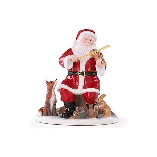 레녹스 Lenox 2017 Holiday Fiddling with Friends Santa Figurine