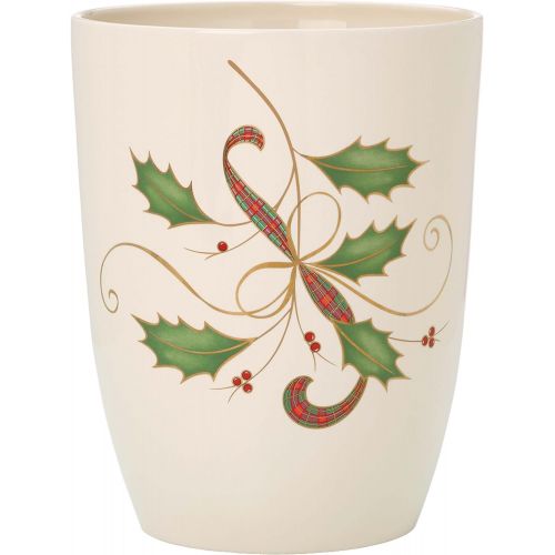 레녹스 Lenox Holiday Nouveau Bath Waste Basket