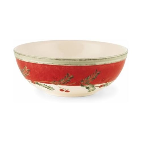 레녹스 Lenox Holiday Gatherings Wreath All Purpose Bowl