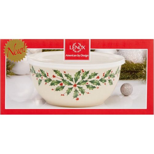 레녹스 Lenox Holiday Serve and Store Bowl With Lid