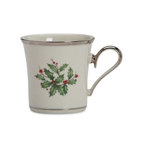 레녹스 Lenox Holiday Platinum Mug [Set of 4]