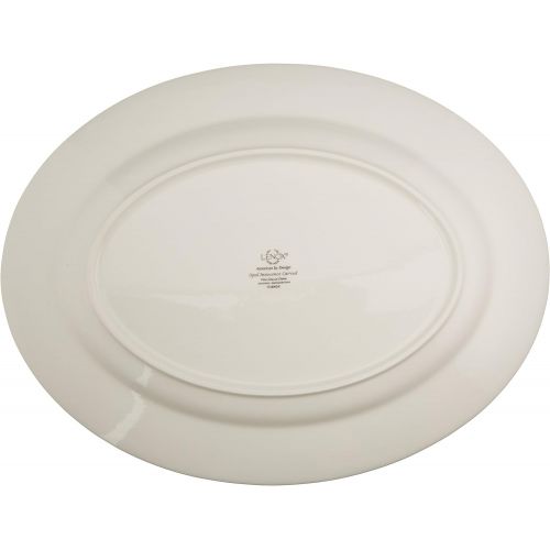 레녹스 Lenox Opal Innocence Carved Large Oval Platter