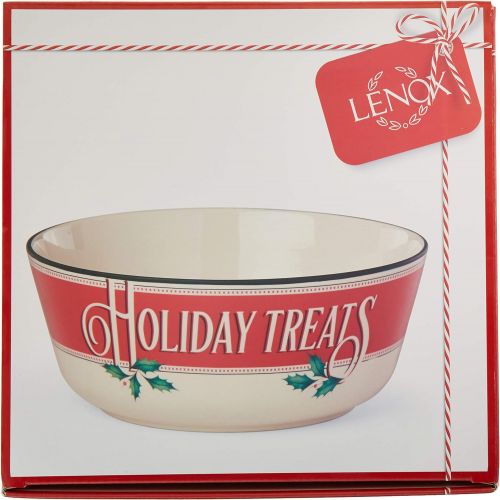 레녹스 Lenox Vintage Treats Serving Bowl, Multicolor