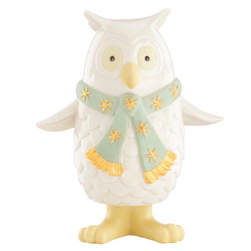 레녹스 Lenox Holiday Bobbles Owl with Scarf Figurine