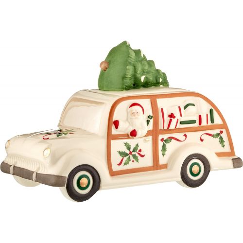 레녹스 Lenox Holiday Cookie Jar, Station Wagon