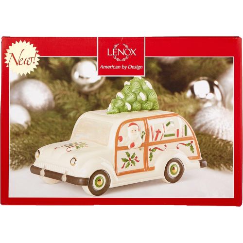 레녹스 Lenox Holiday Cookie Jar, Station Wagon