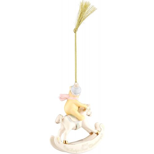 레녹스 Lenox Annual China Ornaments 2017 Winnie The Pooh Babys 1st, Ivory