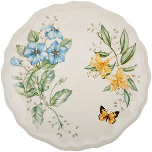 레녹스 Lenox Butterfly Meadow Melamine Dinner Plate, 0.63 LB, Multi