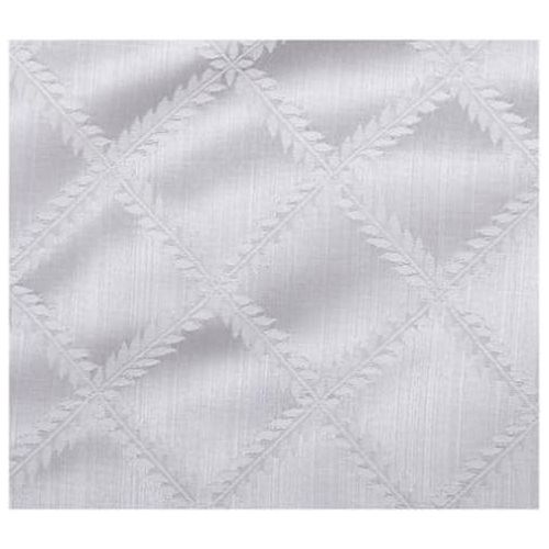 레녹스 Lenox Laurel Leaf 70x144 Oblong Tablecloth, Platinum