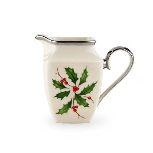 레녹스 Lenox Holiday Platinum Square Creamer