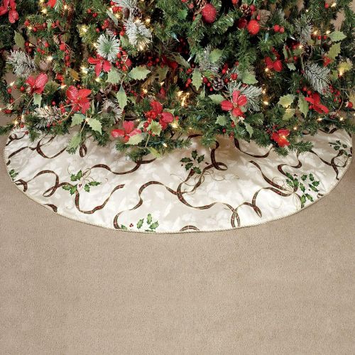 레녹스 Lenox Holiday Nouveau, Tree Skirt, White