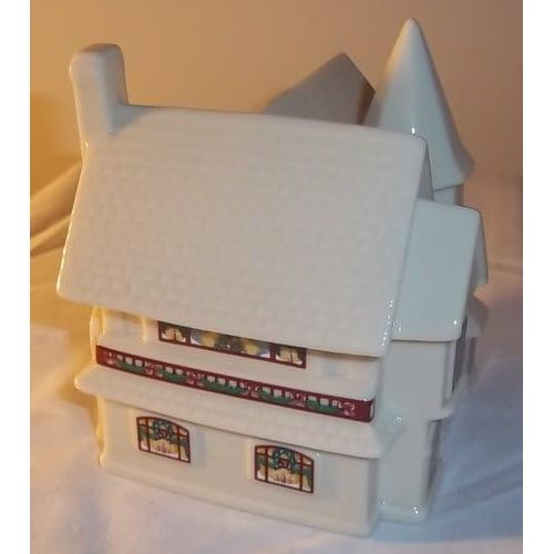 레녹스 Lenox China Holiday Village Collection Walter Scott Lenox House 1992