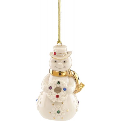 레녹스 Lenox Holiday Gems Snowman Ornament