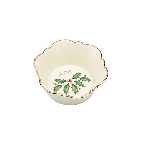 레녹스 Lenox Holiday Round Love Dish