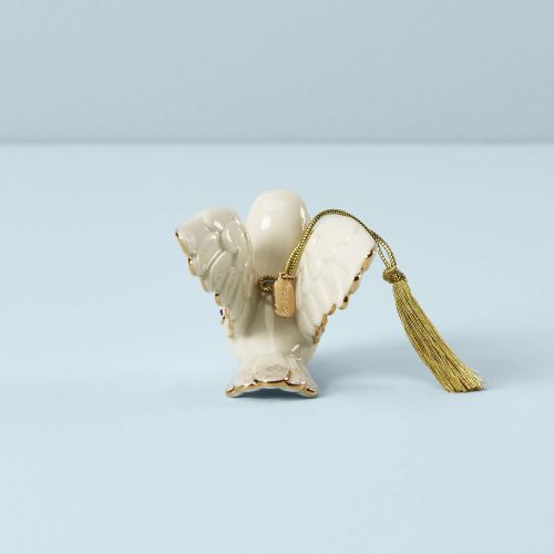 레녹스 Lenox 2020 Holiday Gems Dove Ornament, 0.35 LB, Ivory