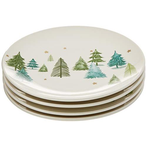 레녹스 Lenox 880066 Balsam Lane 4 Piece Accent Plate Set