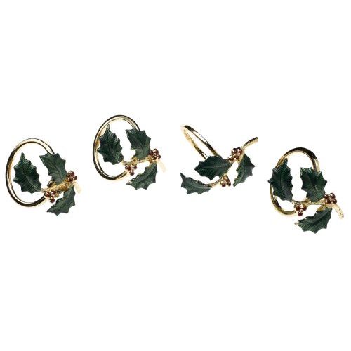 레녹스 Lenox Holiday Napkin Rings, Set of 4