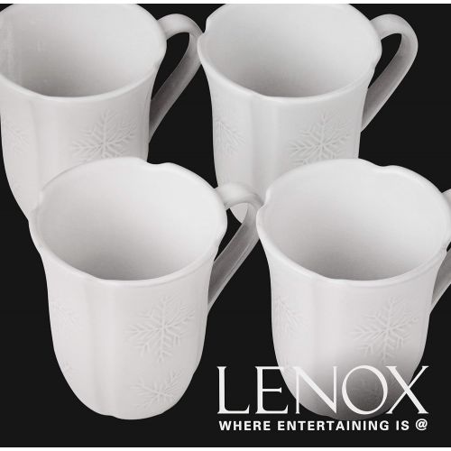 레녹스 Lenox Alpine Carved 4 Piece Mug Set