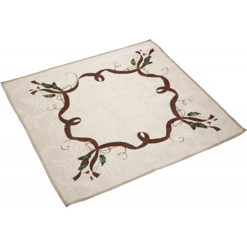 레녹스 Lenox Holiday Nouveau Napkin 4 Pack, Ivory