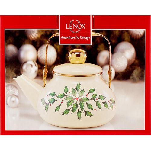 레녹스 Lenox Holiday Tea Kettle