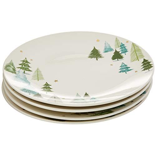 레녹스 Lenox 880068 Balsam Lane 4 Piece Dinner Plate Set