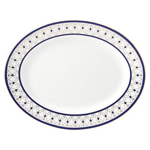 레녹스 Lenox Royal Grandeur Oval Platter, 13, White