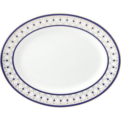 레녹스 Lenox Royal Grandeur Oval Platter, 13, White