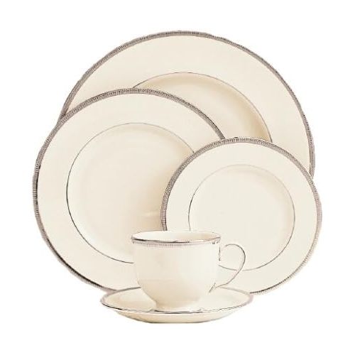 레녹스 Lenox Tuxedo Platinum-Banded 5-Piece Place Setting, Service for 1