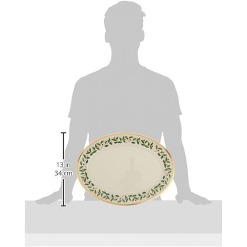 레녹스 Lenox Holiday 16 Oval Platter