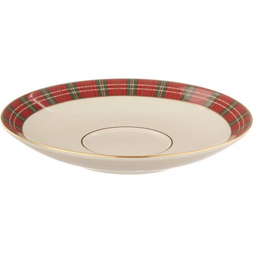 레녹스 Lenox Winter Greetings Plaid Oval Platter