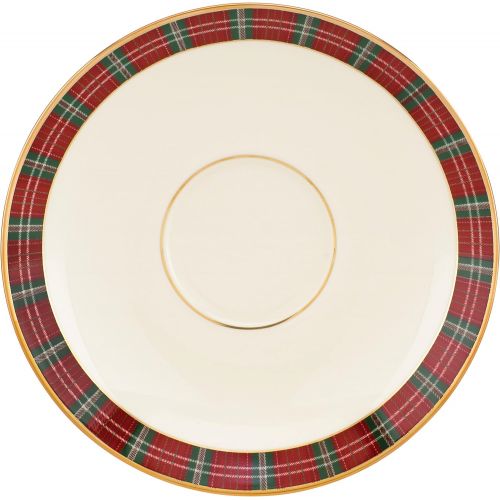 레녹스 Lenox Winter Greetings Plaid Oval Platter