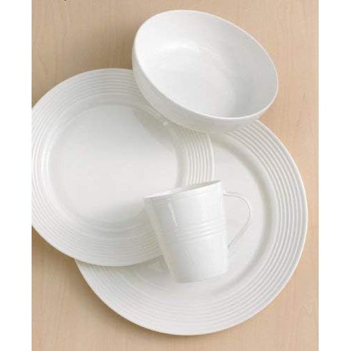 레녹스 Lenox Tin Can Alley 4 Degrees 12-Piece Dinnerware Set, Service for 4