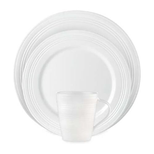 레녹스 Lenox Tin Can Alley 4 Degrees 12-Piece Dinnerware Set, Service for 4