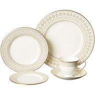 Lenox Marchesa Gilded Pearl 5 Piece Place Setting, White