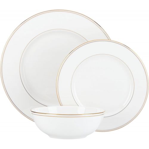 레녹스 Lenox 100110442 Federal Gold Oval Platter, White