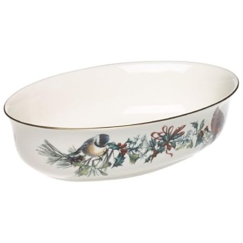 레녹스 Lenox Winter Greetings Open Vegetable Bowl