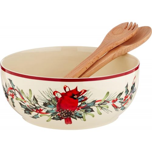 레녹스 Lenox Winter Greetings Open Vegetable Bowl