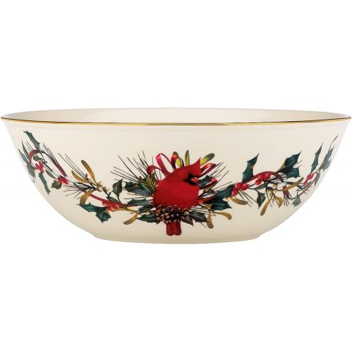 레녹스 Lenox Winter Greetings Open Vegetable Bowl