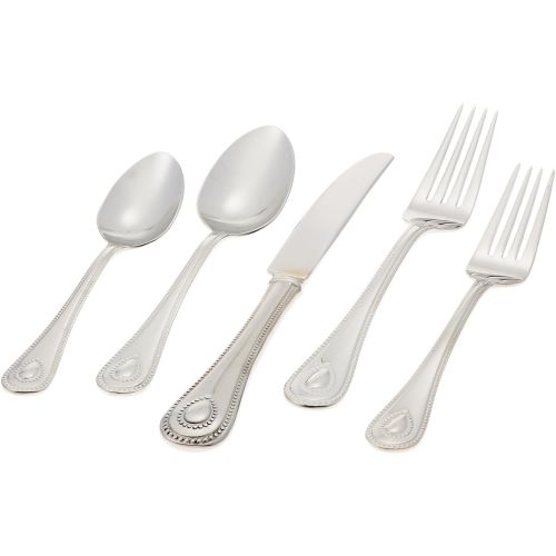 레녹스 Lenox 65-Piece French Perle Flatware Set