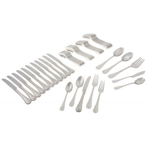 레녹스 Lenox 65-Piece French Perle Flatware Set