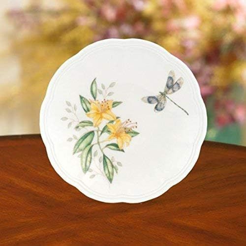 레녹스 Lenox Butterfly Meadow 18-Piece Dinnerware Set, Service for 6