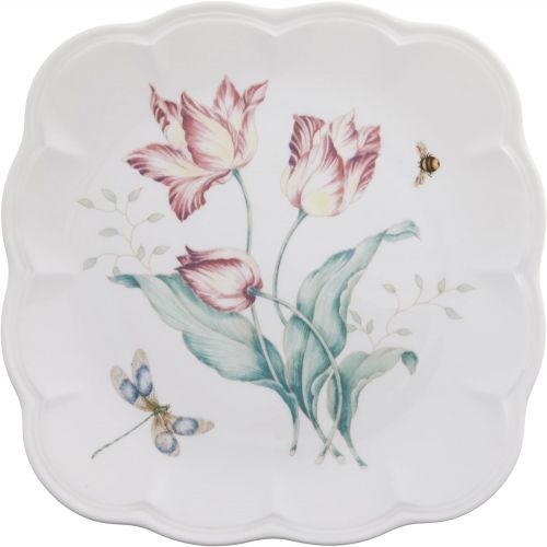 레녹스 Lenox Butterfly Meadow 18-Piece Dinnerware Set, Service for 6