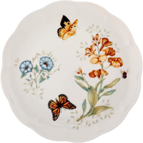 레녹스 Lenox Butterfly Meadow 18-Piece Dinnerware Set, Service for 6